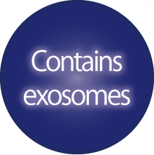 Contains exosomes